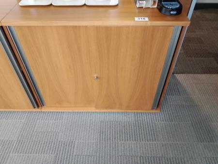 Aktenschrank, Holzoptik, ca. 100x45x83cm, 2 Odner hoch Aktenschrank, Holzoptik, ca. 100x45x83cm, 2 Odner hoch