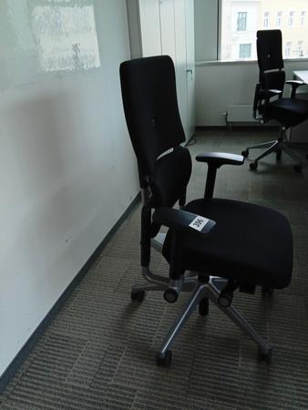 Steelcase Bürodrehstuhl, Stoffbezug, schwarz Steelcase Bürodrehstuhl, Stoffbezug, schwarz