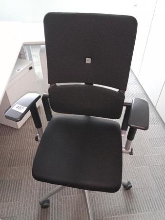 Steelcase Bürodrehstuhl, Stoffbezug, schwarz Steelcase Bürodrehstuhl, Stoffbezug, schwarz