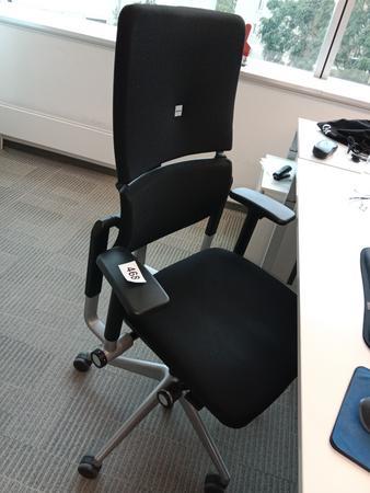 Steelcase Bürodrehstuhl, Stoffbezug, schwarz Steelcase Bürodrehstuhl, Stoffbezug, schwarz