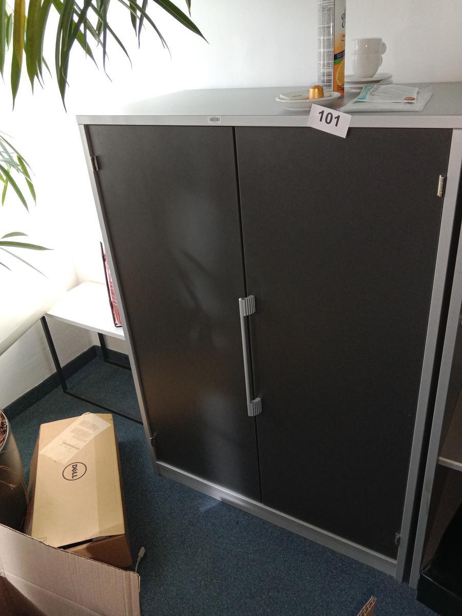 Aktenschrank, 80cm lang, 3 Ordner hoch