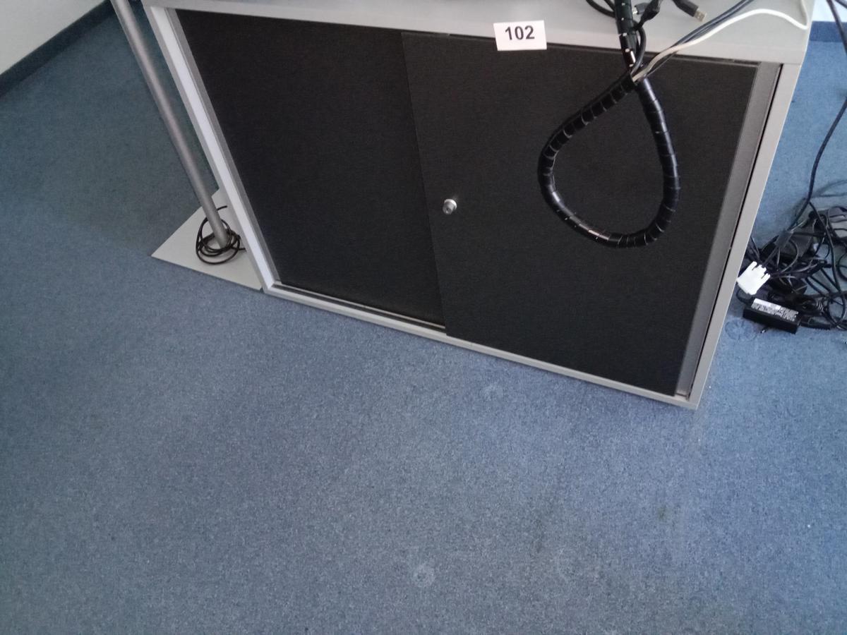 Aktenschrank, 100cm lang, 2 Ordner hoch