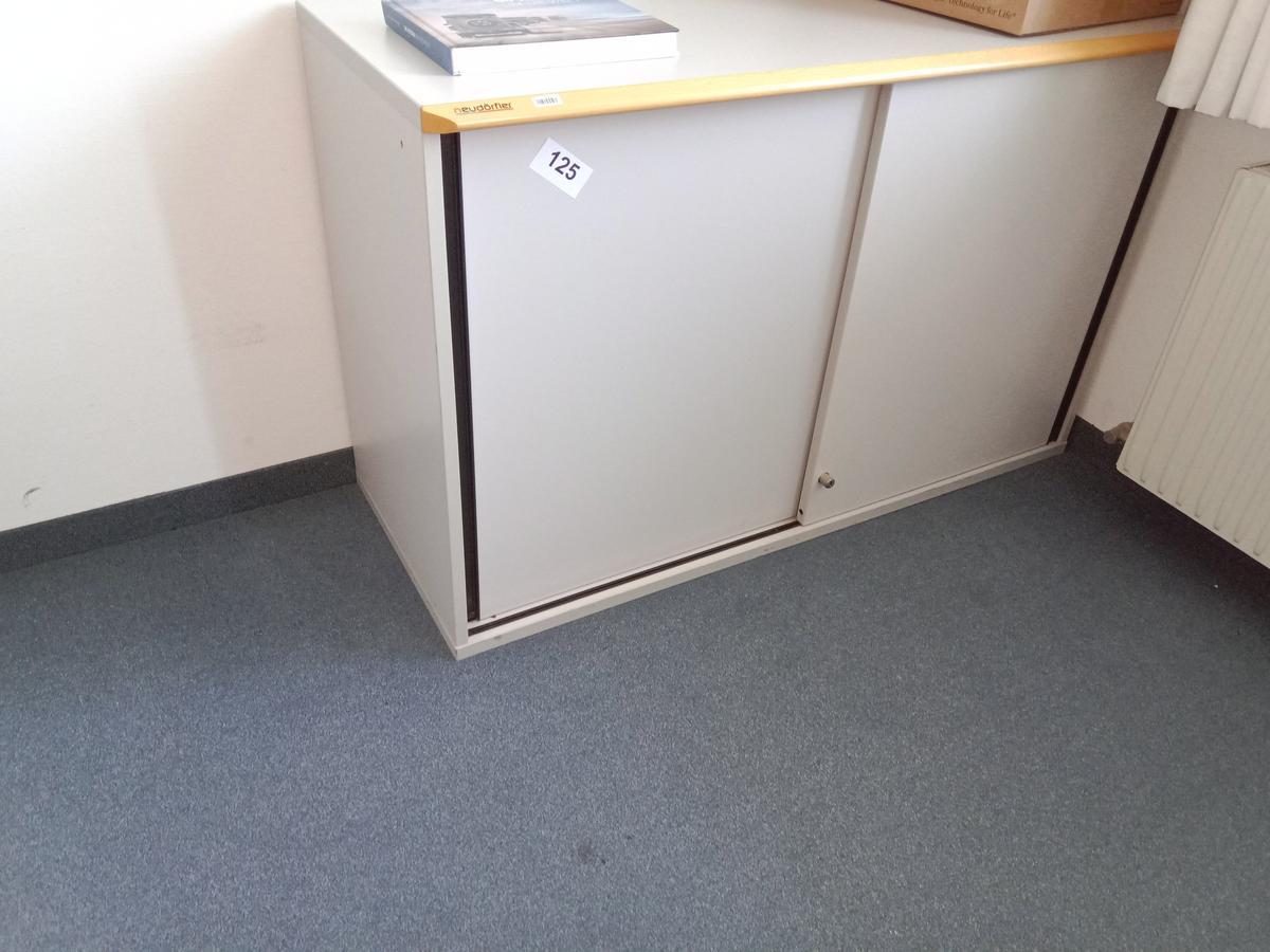 Aktenschrank, 120cm lang, 2 Ordner hoch