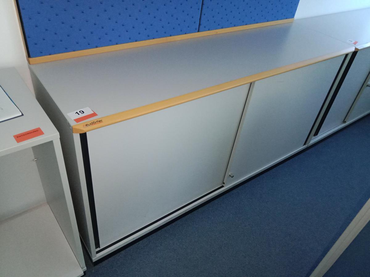 Aktenschrank, 160cm lang, 2 Ordner hoch