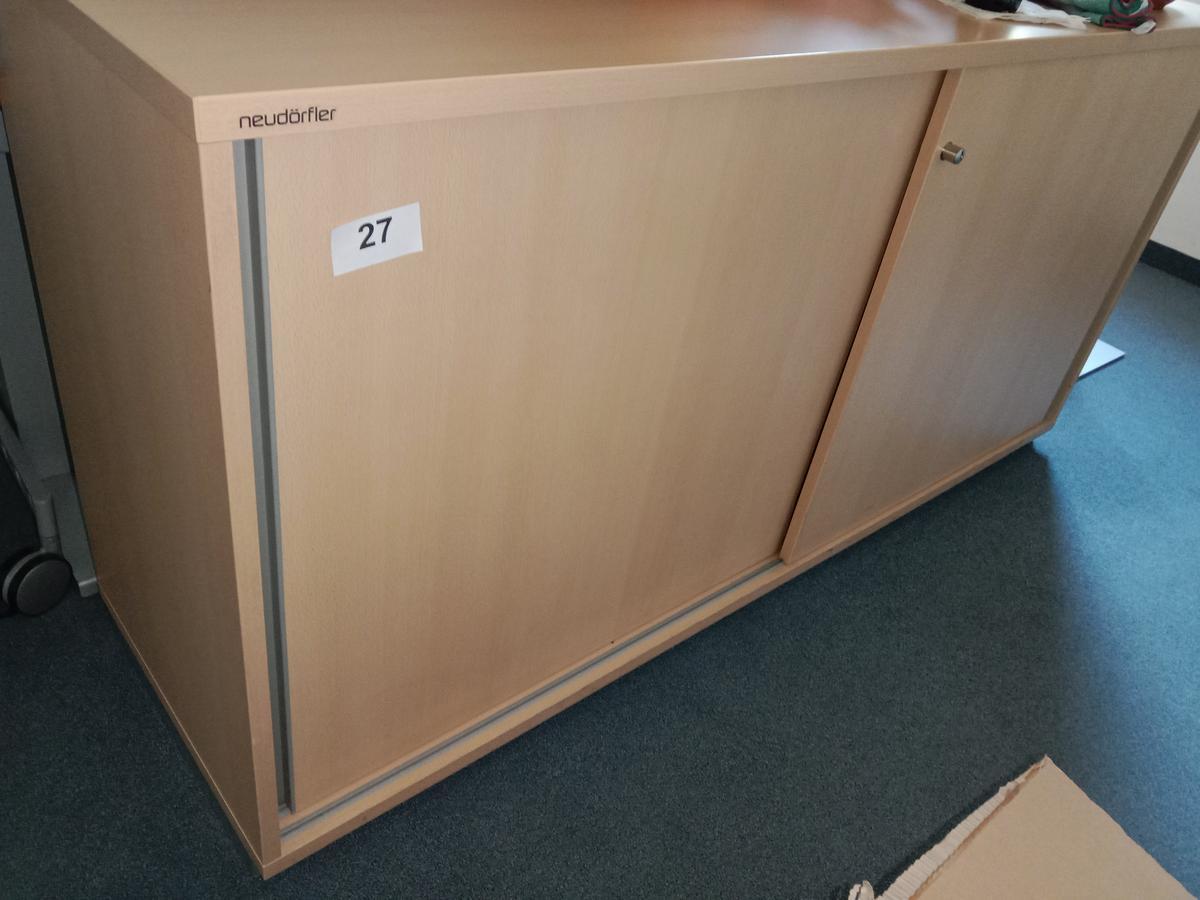 Aktenschrank, 160cm lang, 2 Ordner hoch