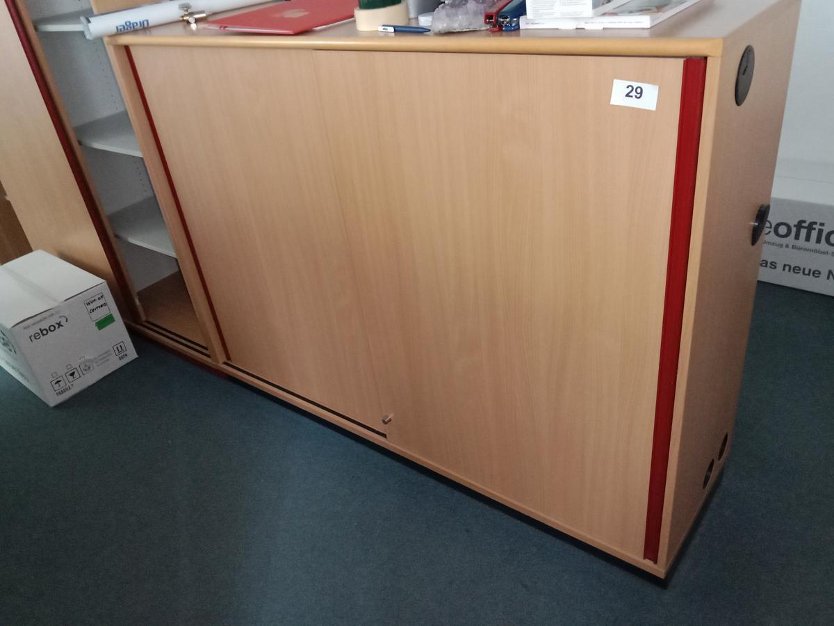 Aktenschrank, 160cm lang, 3 Ordner hoch