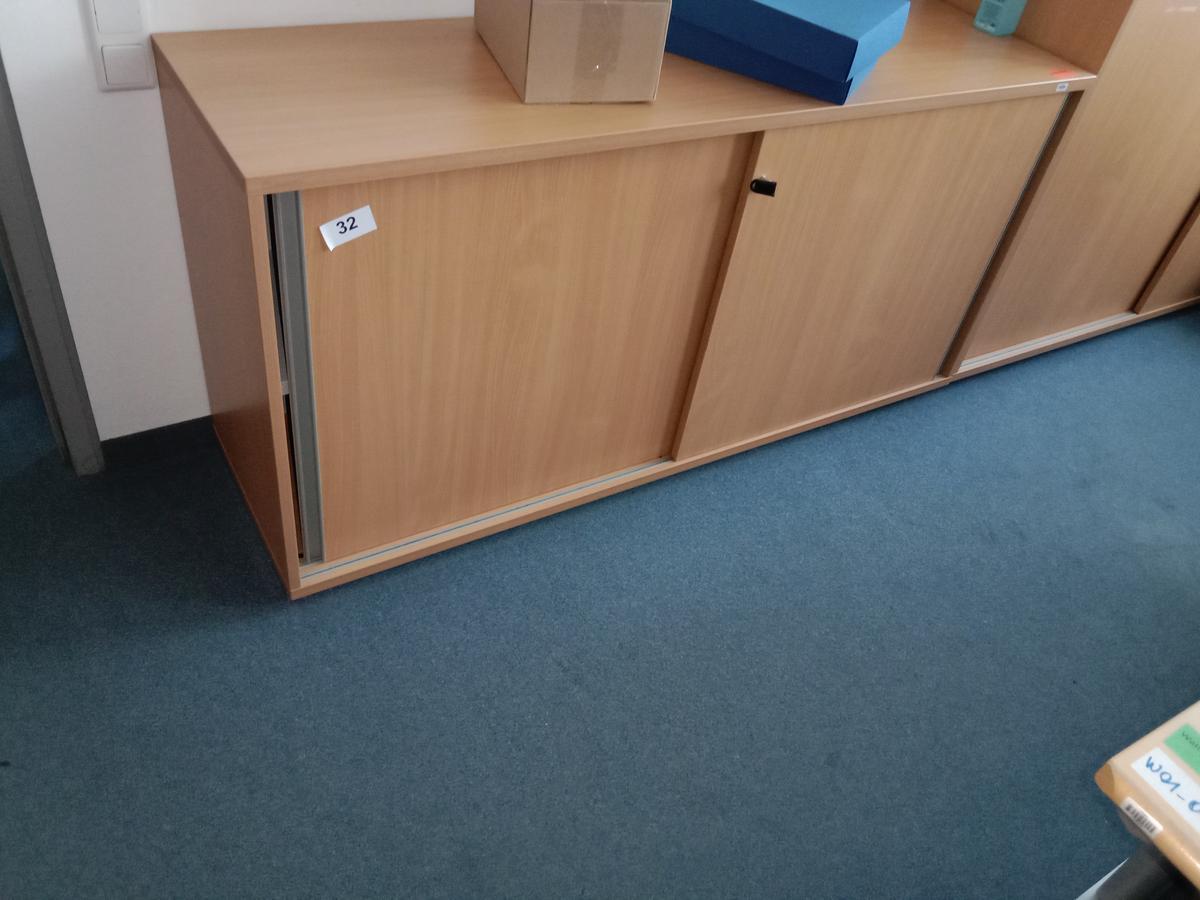 Aktenschrank, 160cm lang, 2 Ordner hoch