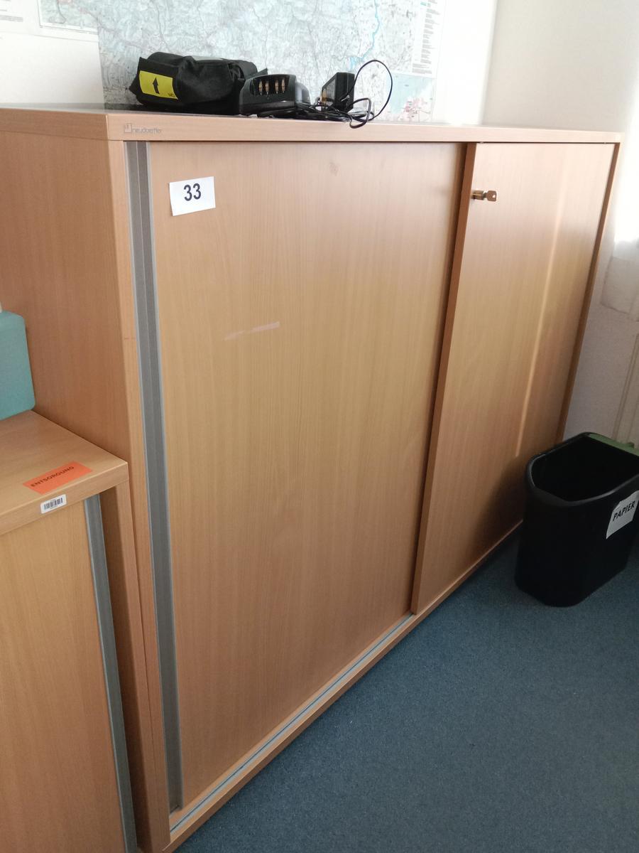 Aktenschrank, 160cm lang, 3 Ordner hoch