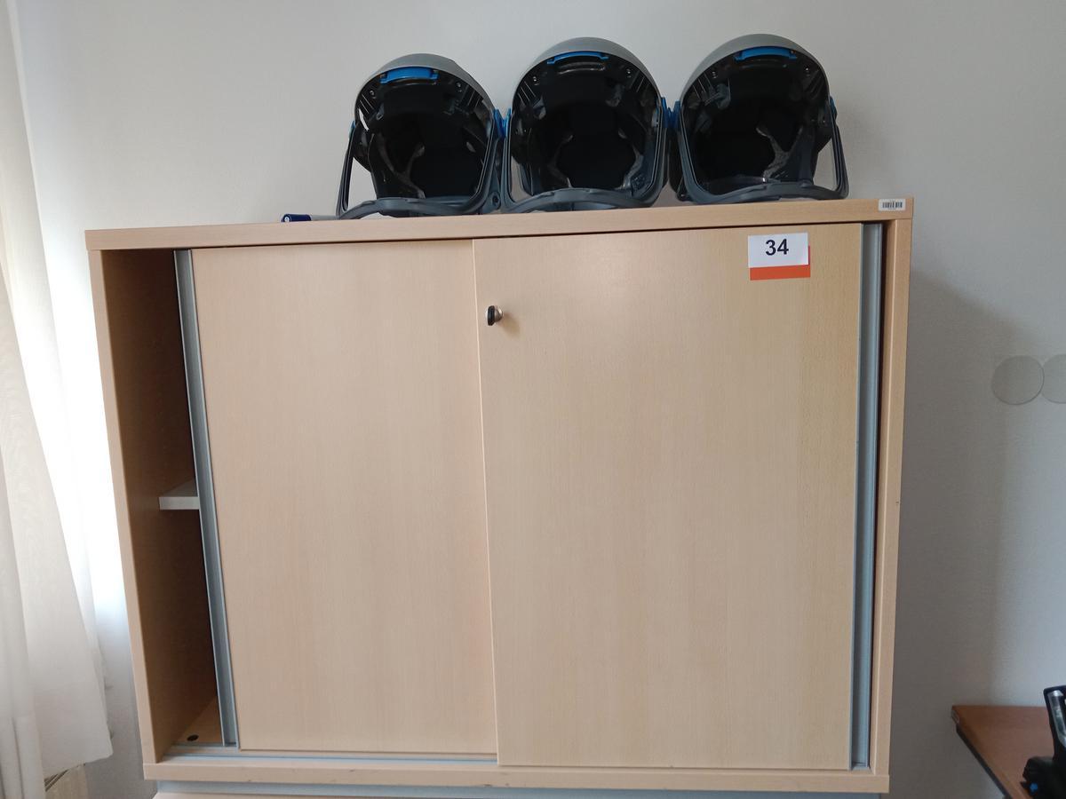 Aktenschrank, 120cm lang, 2 Ordner hoch
