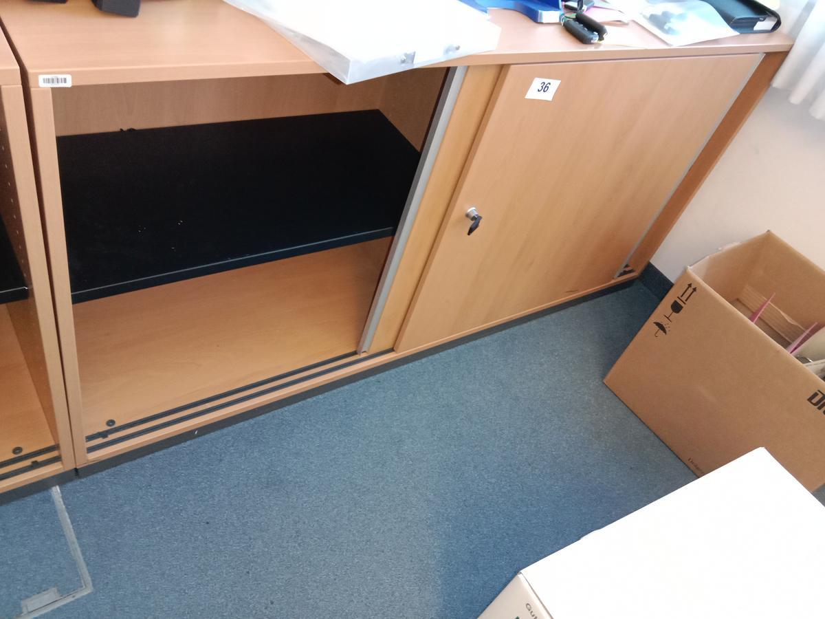 Aktenschrank, 160cm lang, 2 Ordner hoch