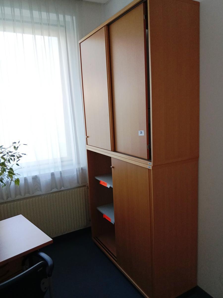 Aktenschrankkombination, 120cm lang, 6 Ordner hoch