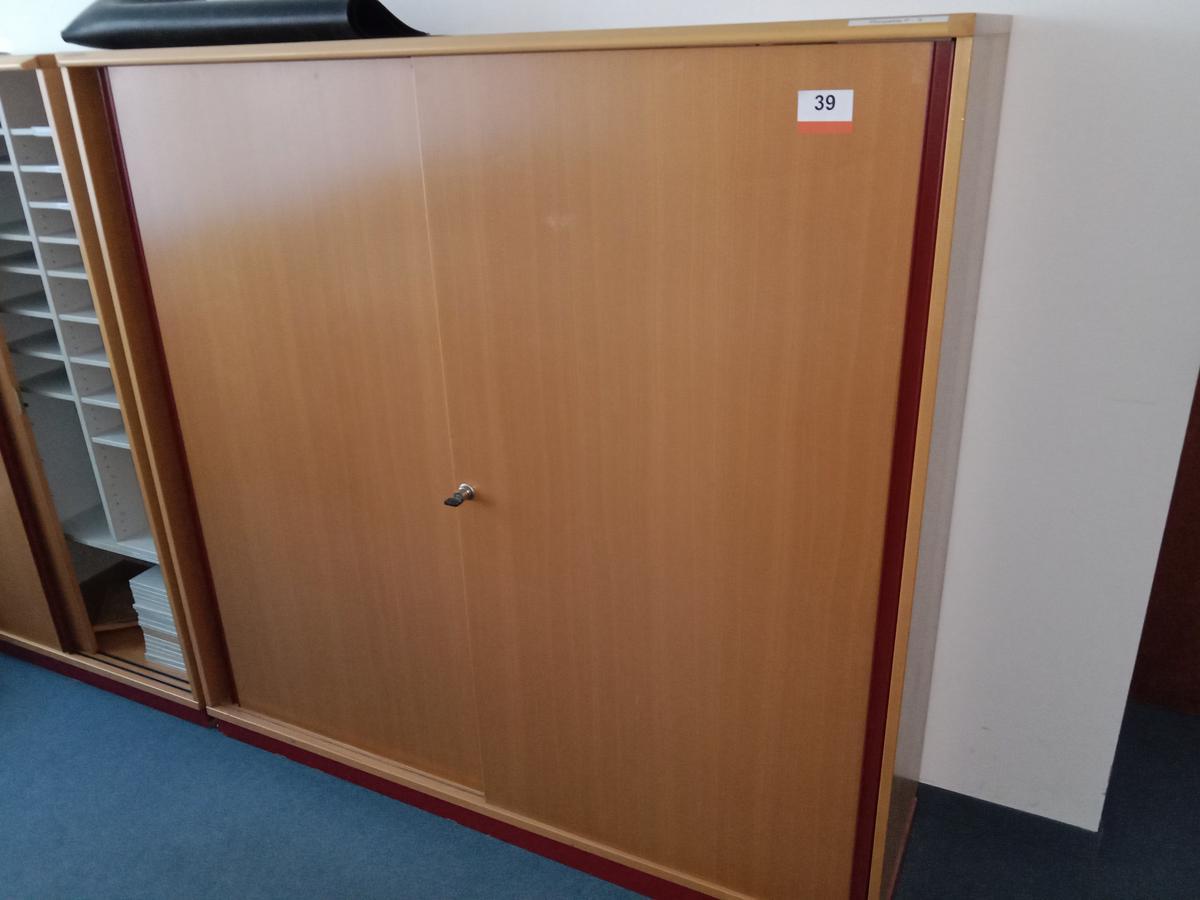 Aktenschrank, 160cm lang, 4 Ordner hoch