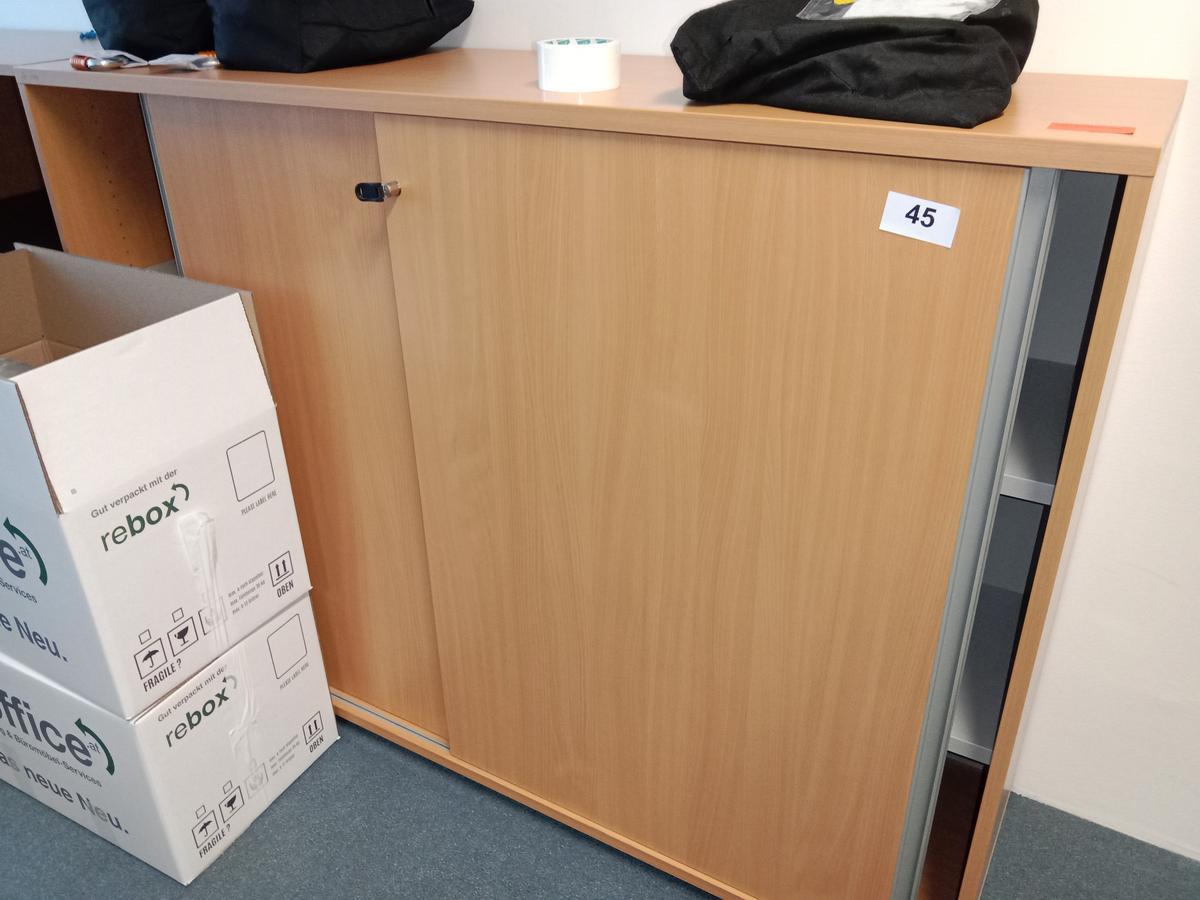 Aktenschrank, 160cm lang, 3 Ordner hoch