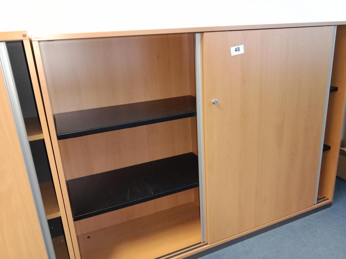 Aktenschrank, 160cm lang, 3 Ordner hoch