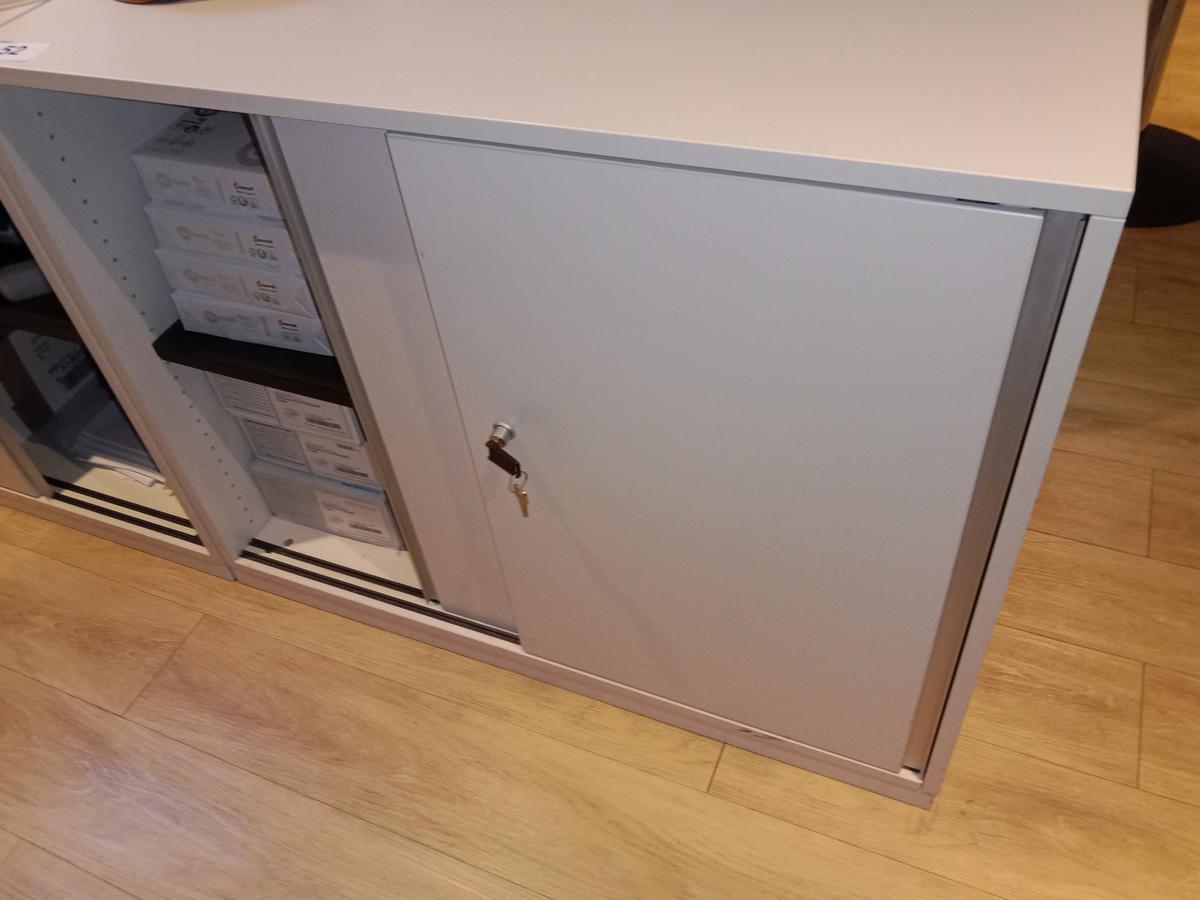 Aktenschrank, 100cm lang, 2 Ordner hoch