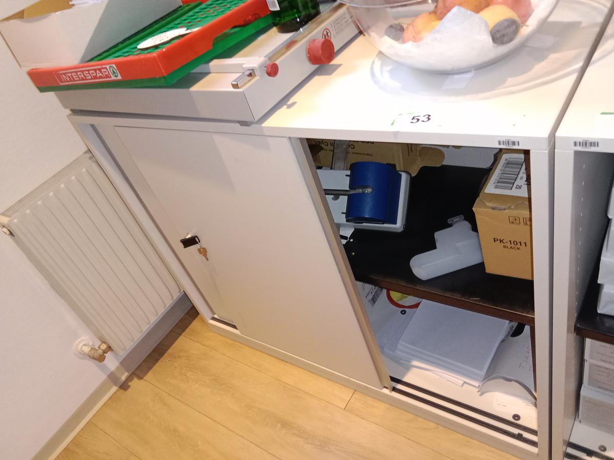 Aktenschrank, 100cm lang, 2 Ordner hoch