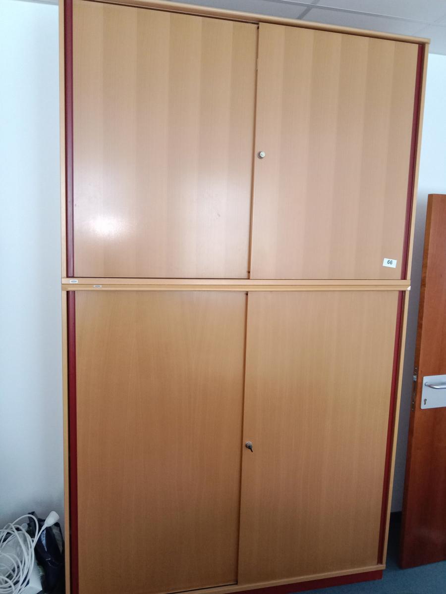Aktenschrankkombination, 160cm lang, 7 Ordner hoch