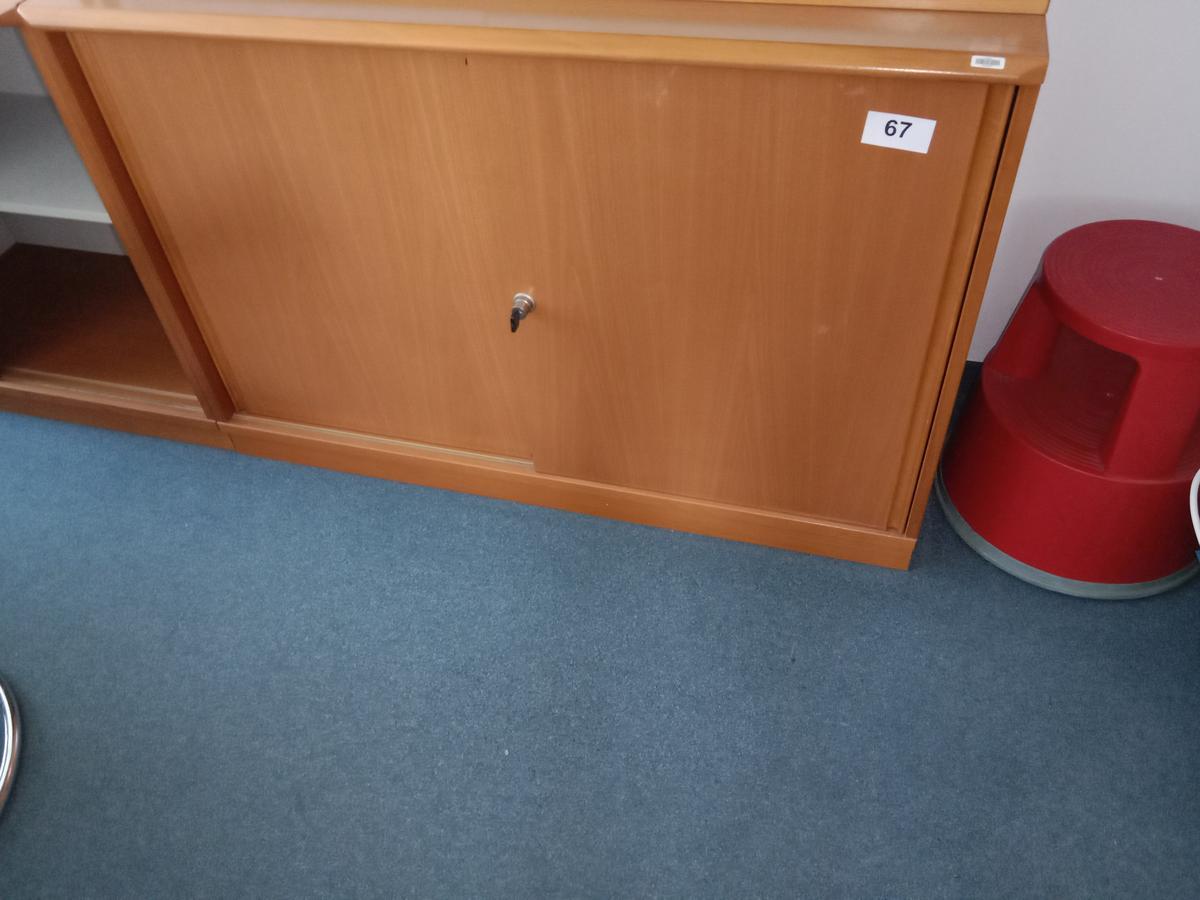 Aktenschrank, 120cm lang, 2 Ordner hoch