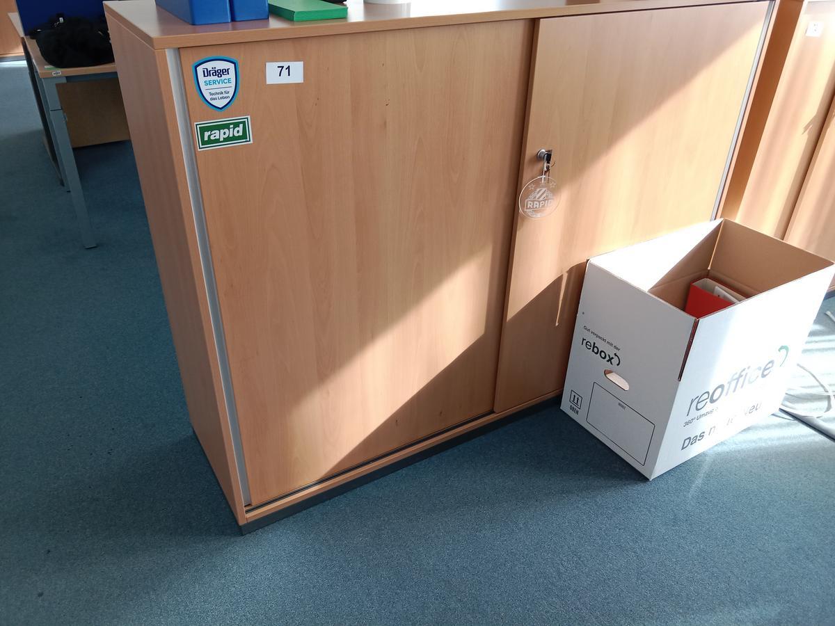 Aktenschrank, 160cm lang, 3 Ordner hoch