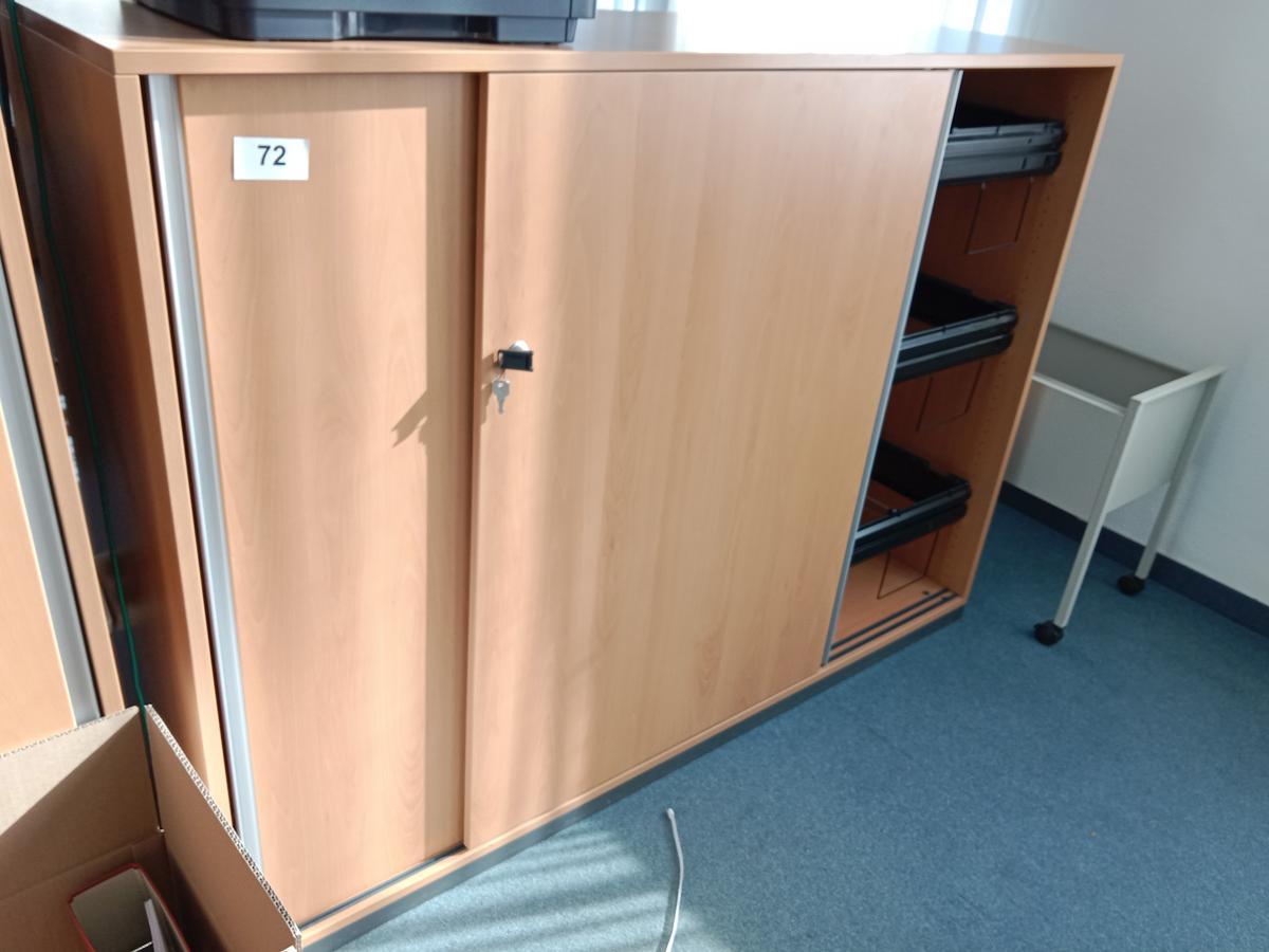Aktenschrank, 160cm lang, 3 Ordner hoch