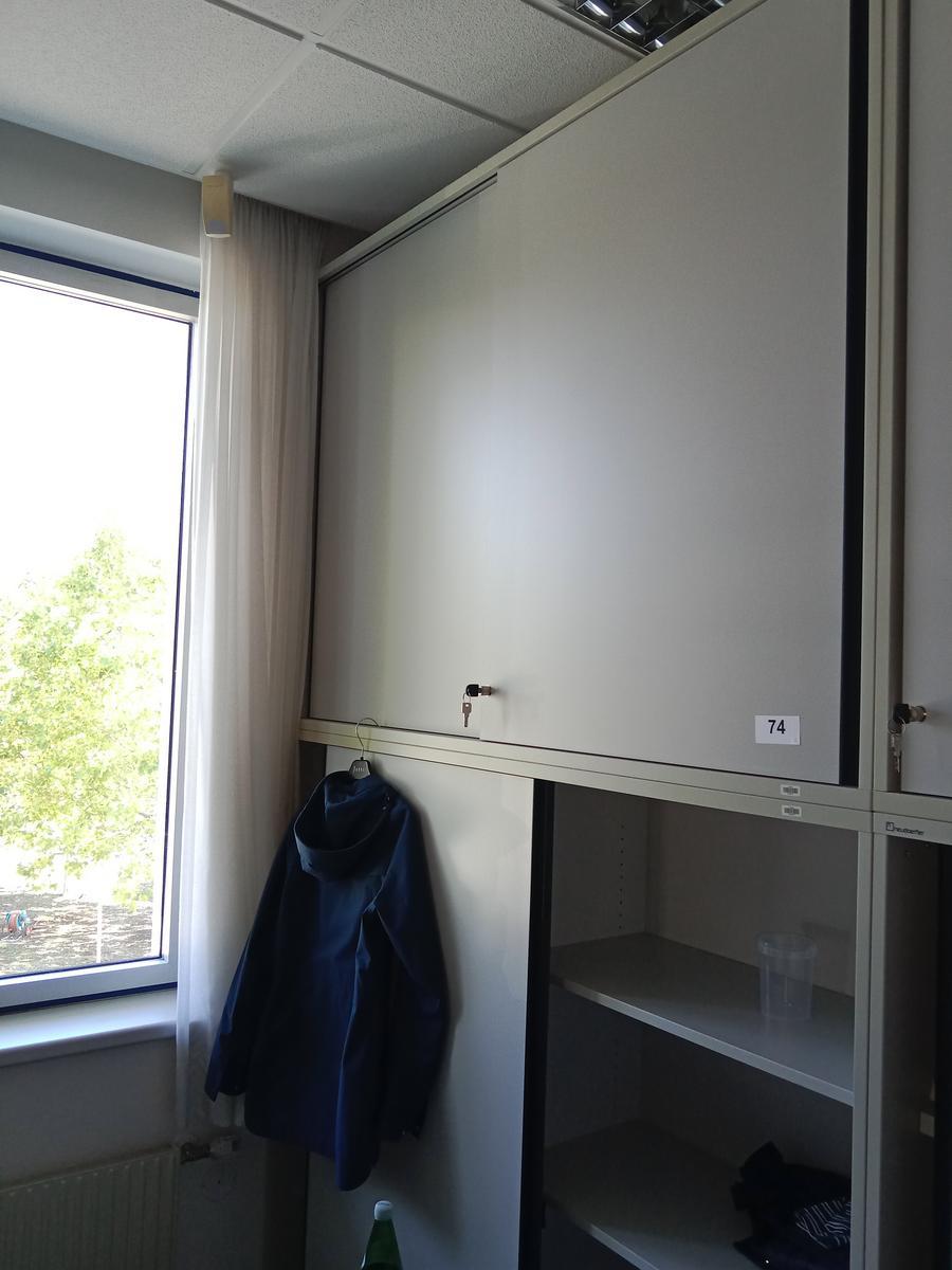 Aktenschrankkombination, 160cm lang, 7 Ordner hoch