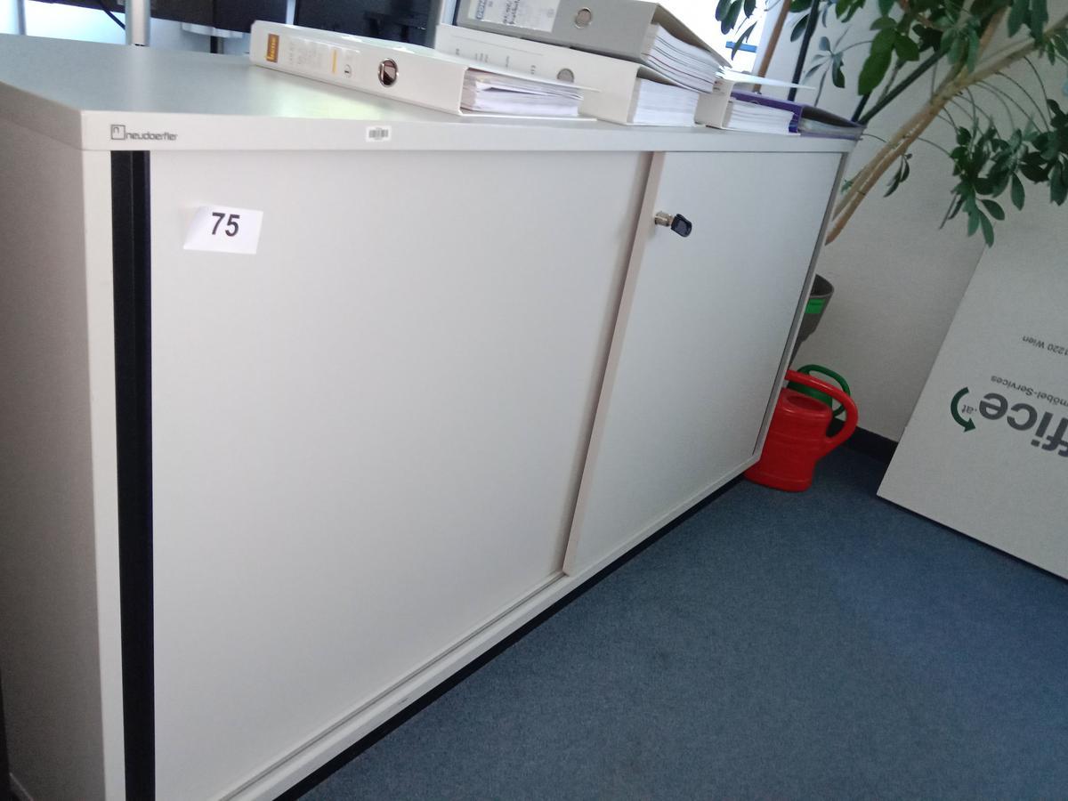Aktenschrank, 160cm lang, 2 Ordner hoch