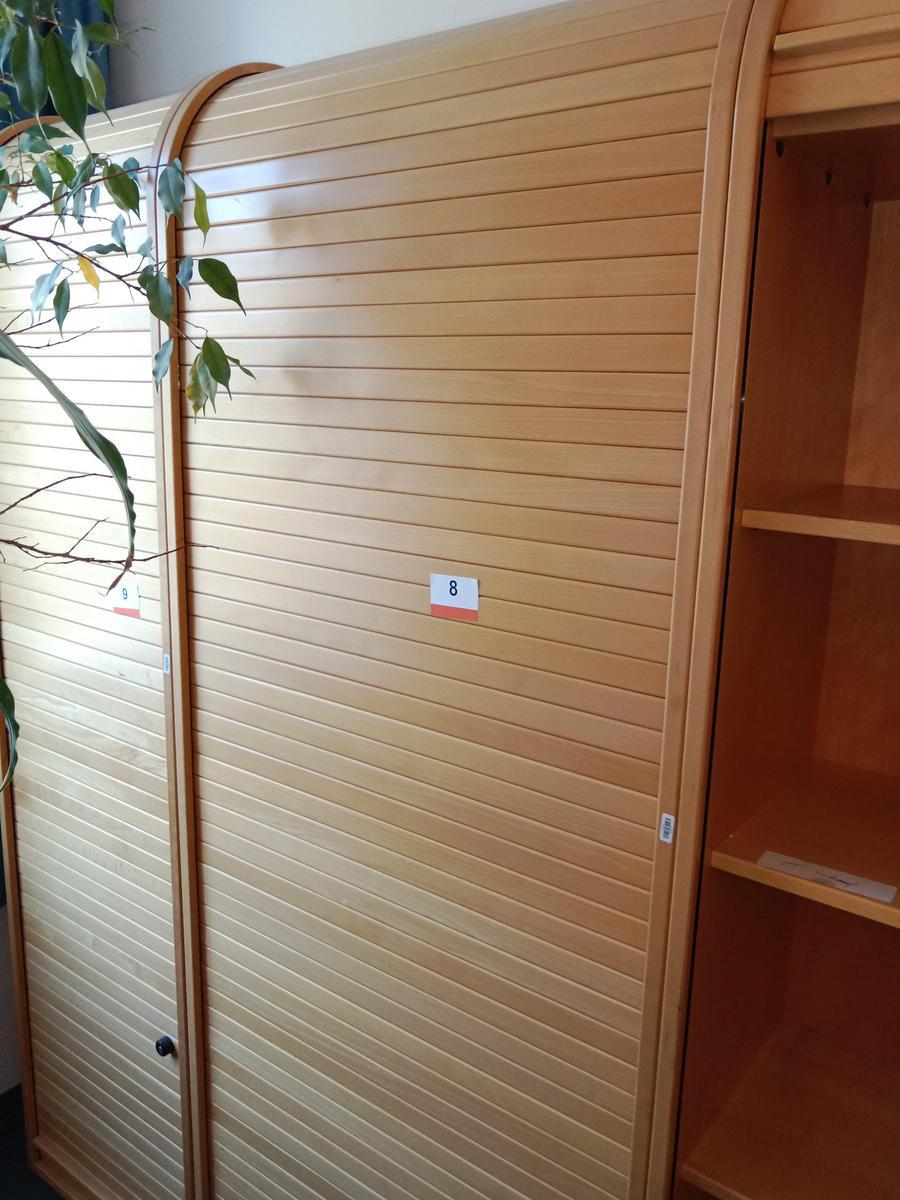 Rollladenschrank, 81cm lang, 5 Ordner hoch (210cm)