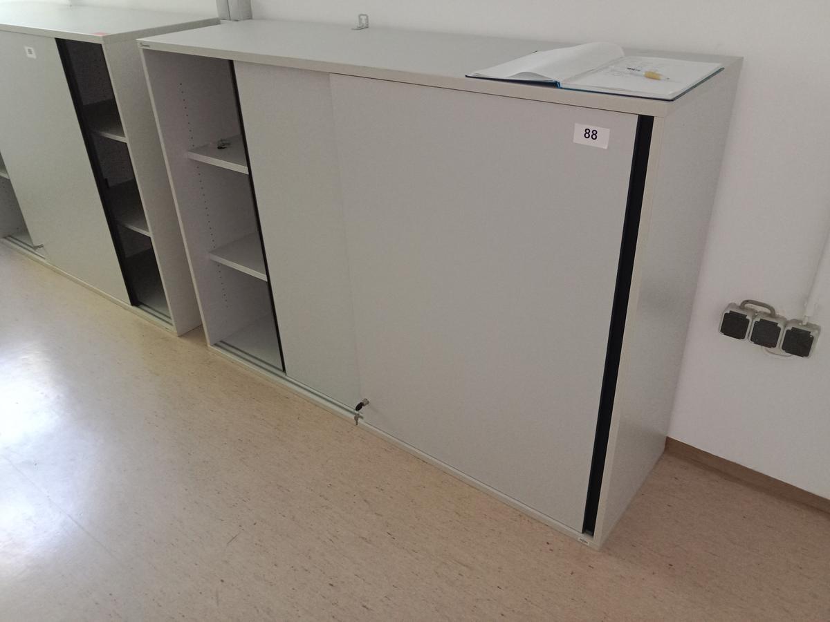 Aktenschrank, 160cm lang, 3 Ordner hoch
