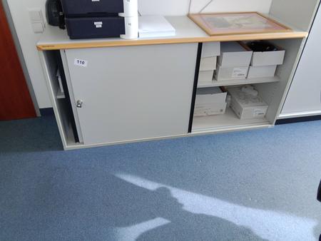 Aktenschrank, 160cm lang, 2 Ordner hoch