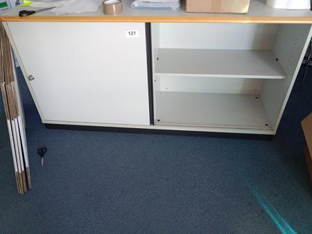 Aktenschrank, 160cm lang, 2 Ordner hoch