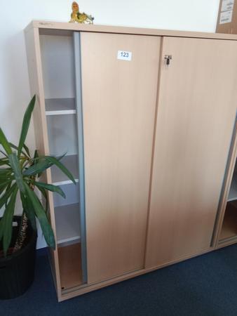 Aktenschrank, 120cm lang, 4 Ordner hoch