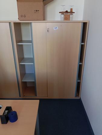 Aktenschrank, 120cm lang, 4 Ordner hoch