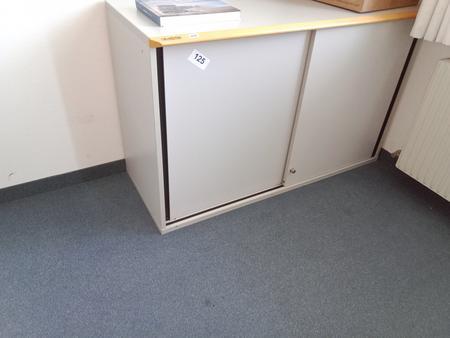Aktenschrank, 120cm lang, 2 Ordner hoch