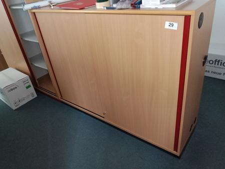 Aktenschrank, 160cm lang, 3 Ordner hoch
