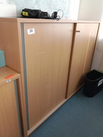 Aktenschrank, 160cm lang, 3 Ordner hoch