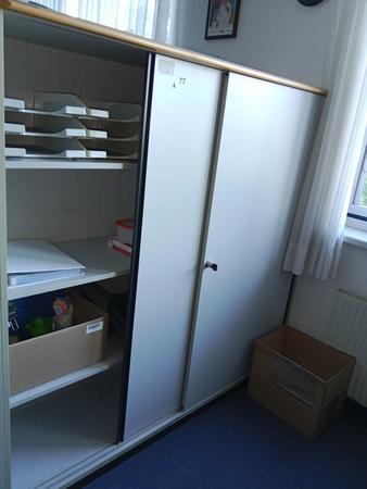 Aktenschrank, 160cm lang, 4 Ordner hoch