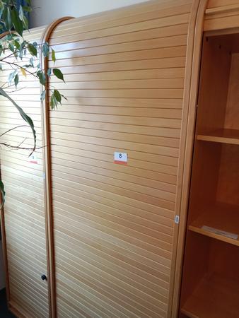 Rollladenschrank, 81cm lang, 5 Ordner hoch (210cm)