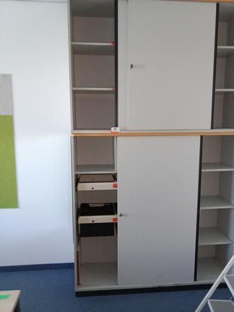 Aktenschrank, 160cm lang, 7 Ordner hoch