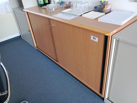 Aktenschrank, 160cm lang, 2 Ordner hoch