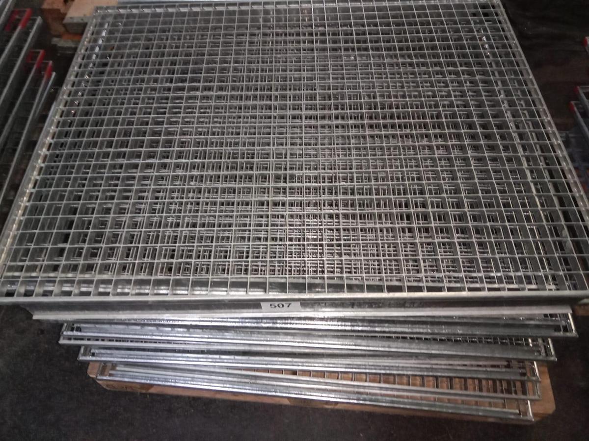 10 Stk. Schwerlastregal - Ersatzgitter, verzink, 110x90cm