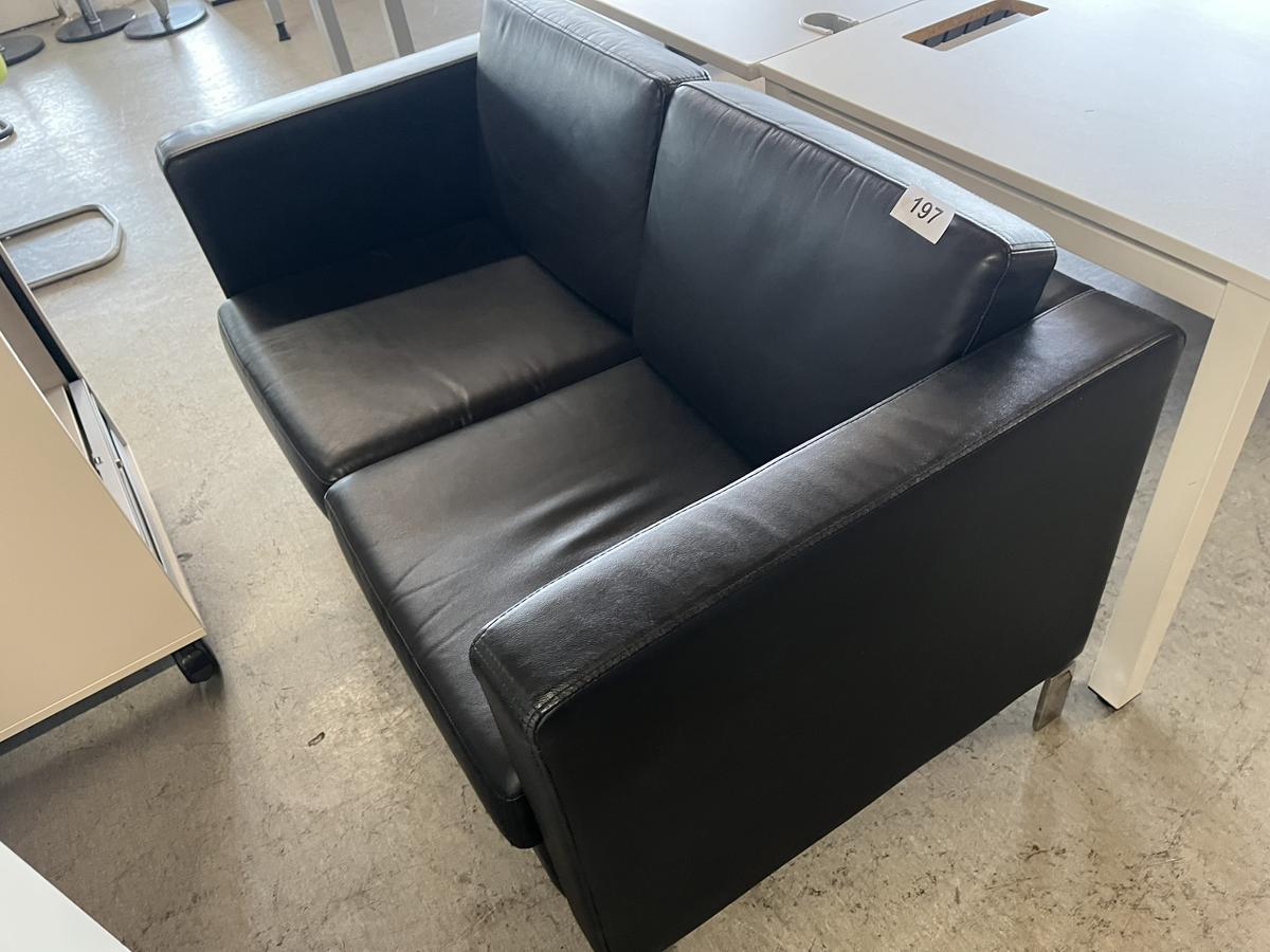 Leder Sitzbank ca. 140 x70 cm schwarz?d=2025-10-23 08:43:18