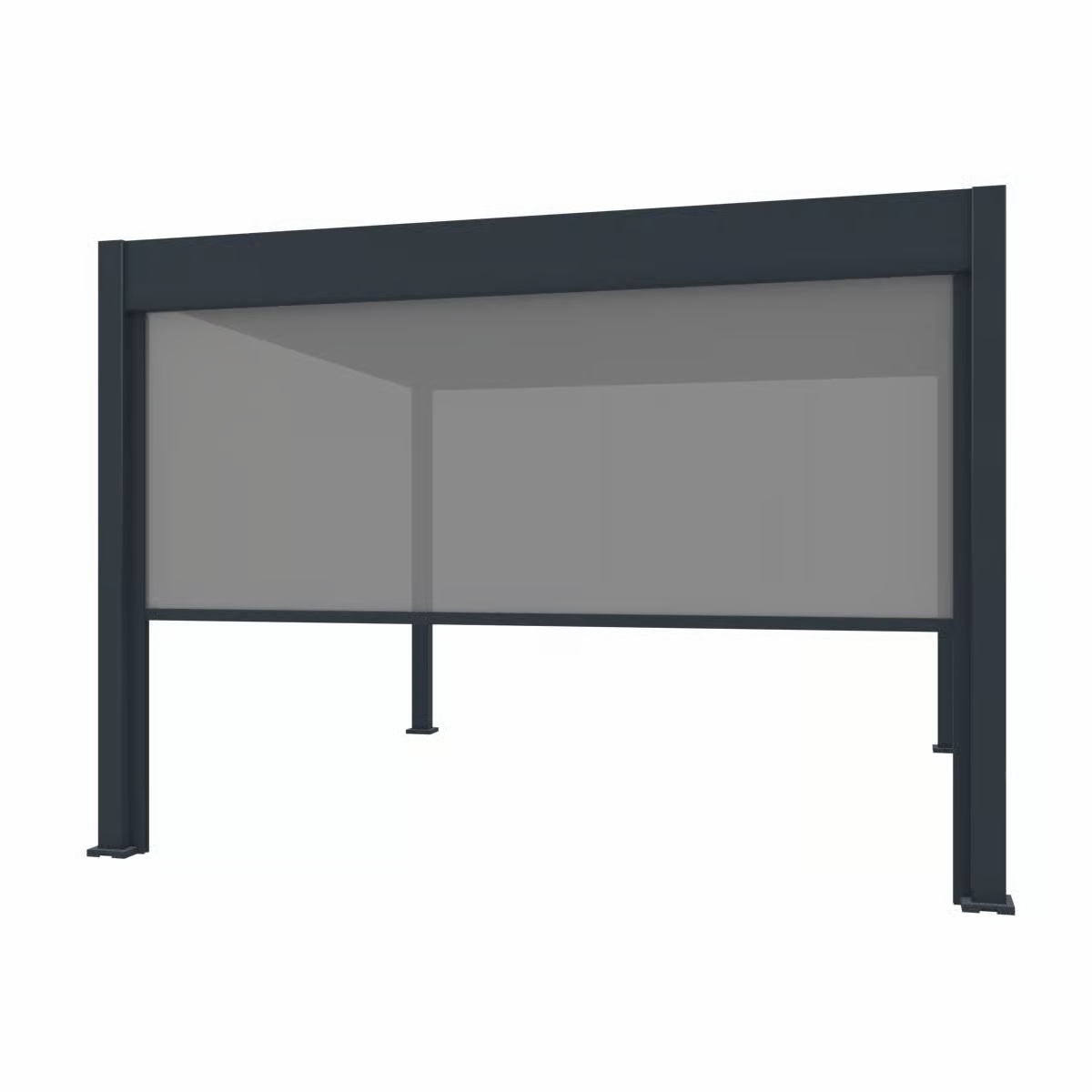 Sonne und Windschutzrollo Anthrazit, 3m, für 3m Seite?d=2025-10-29 11:07:44