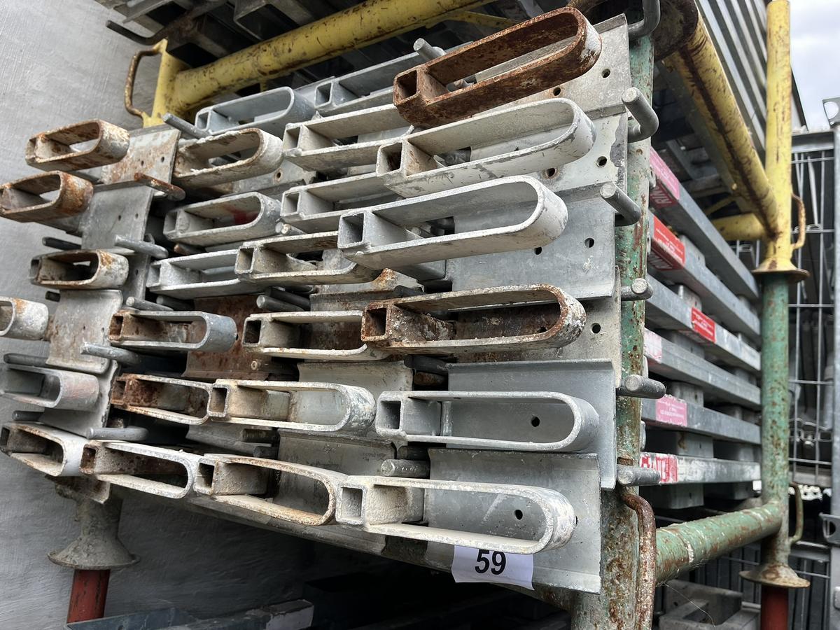 50 Stk. Ringer Brüstungs-Zwingen ca. 125 cm inkl. Stapelbox