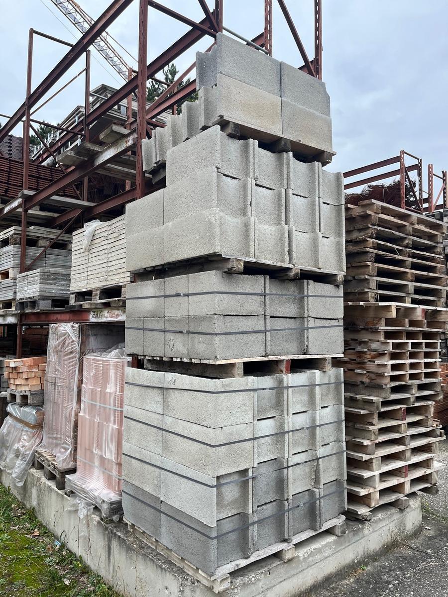 ca. 6 m2 Schalsteine 30er - 2 m2 40/40 er