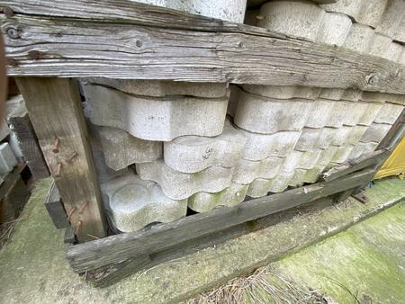 ca.8 m2 Wellenverbundsteine