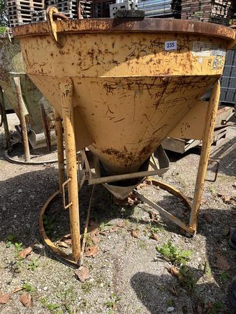 Rosa Moser Betonkrankübel Eichinger Betonsilo- 750 Liter- senkrechter Auslauf Rosa Moser Betonkrankübel Eichinger Betonsilo- 750 Liter- senkrechter Auslauf