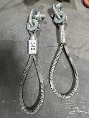 ca. 25 Stück verzinkte Hebeschlaufen neu ca. 25 Stück verzinkte Hebeschlaufen neu