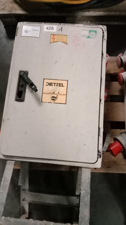 Baustromverteilerschrank mit Zählerschrank 2/32,3/16,2/230 V Baustromverteilerschrank mit Zählerschrank 2/32,3/16,2/230 V