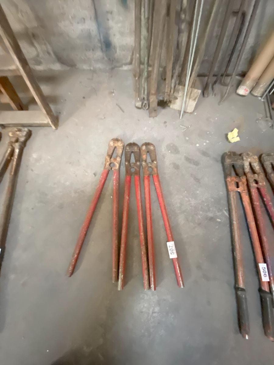 3 Stück Bolzenscheren