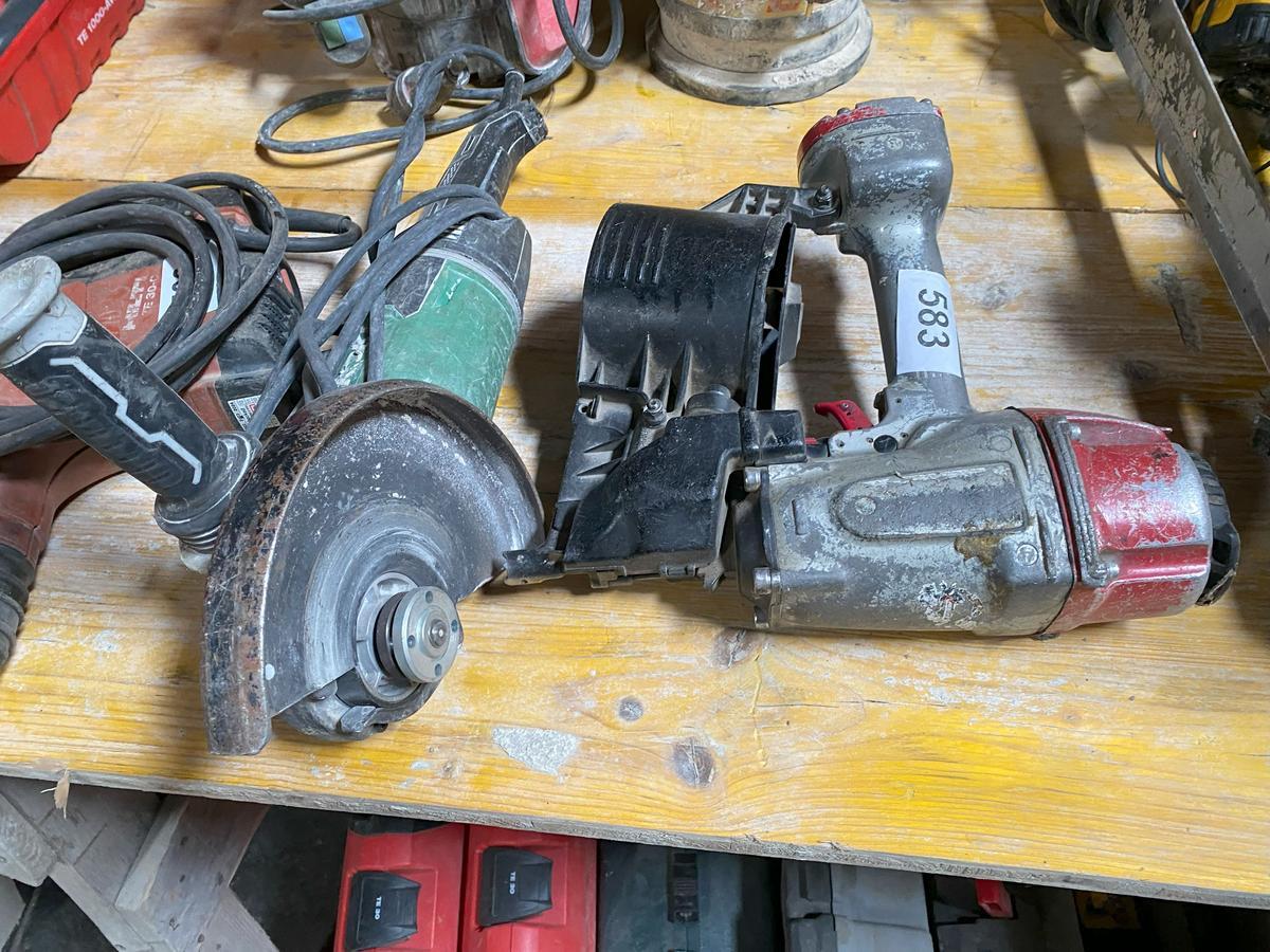 Druckluftnagler/Winkelschleifer ( angeblich defekt )